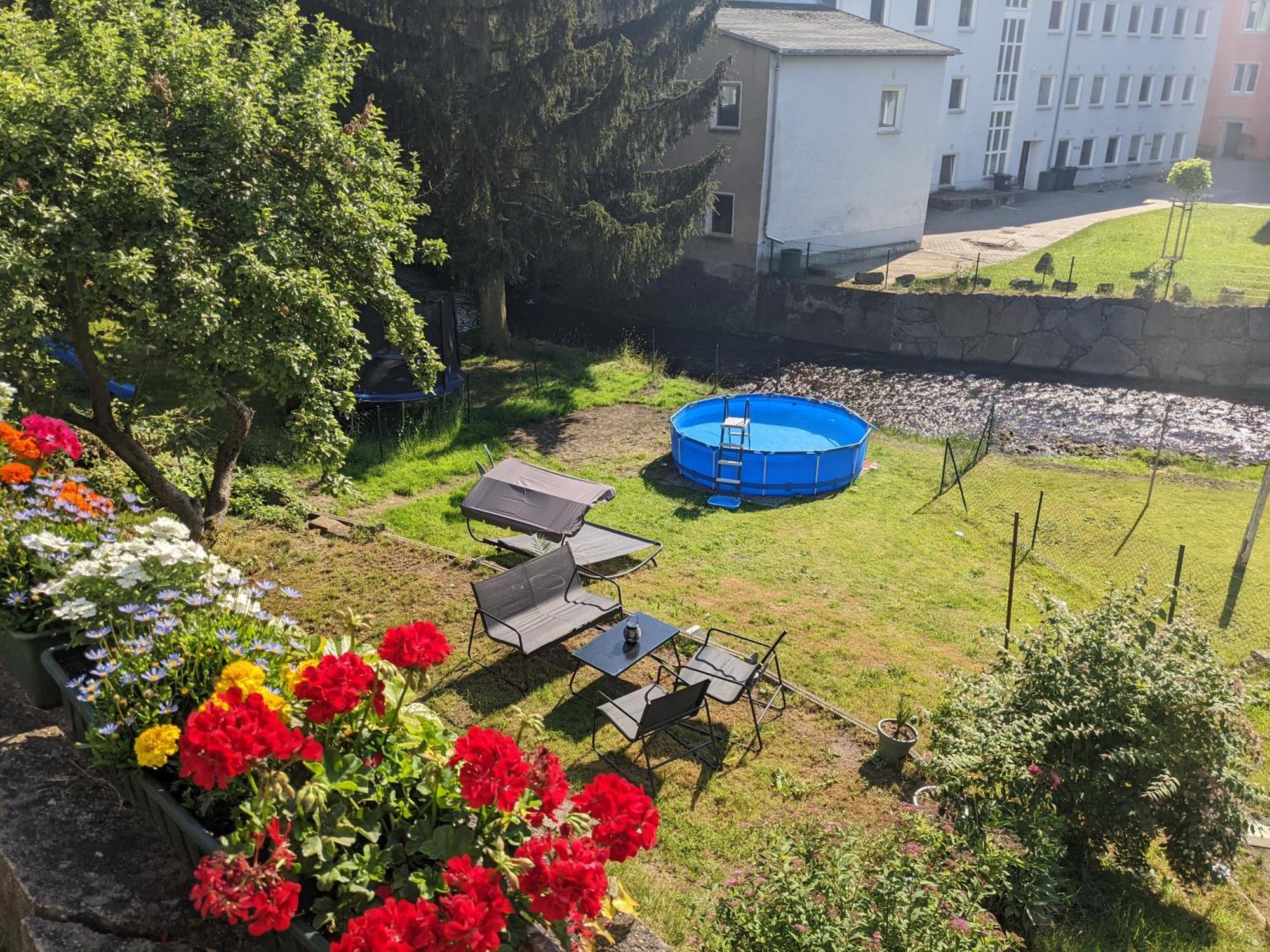 Uo2 - Urlaubsmagie - Garten, Whirlpool, Sauna Leilighet Sebnitz Eksteriør bilde