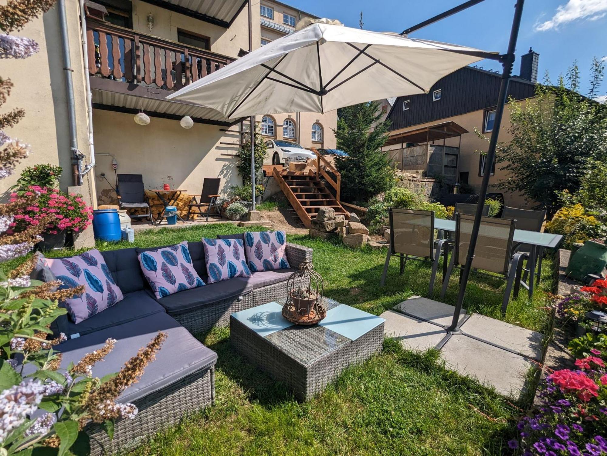 Uo2 - Urlaubsmagie - Garten, Whirlpool, Sauna Leilighet Sebnitz Eksteriør bilde