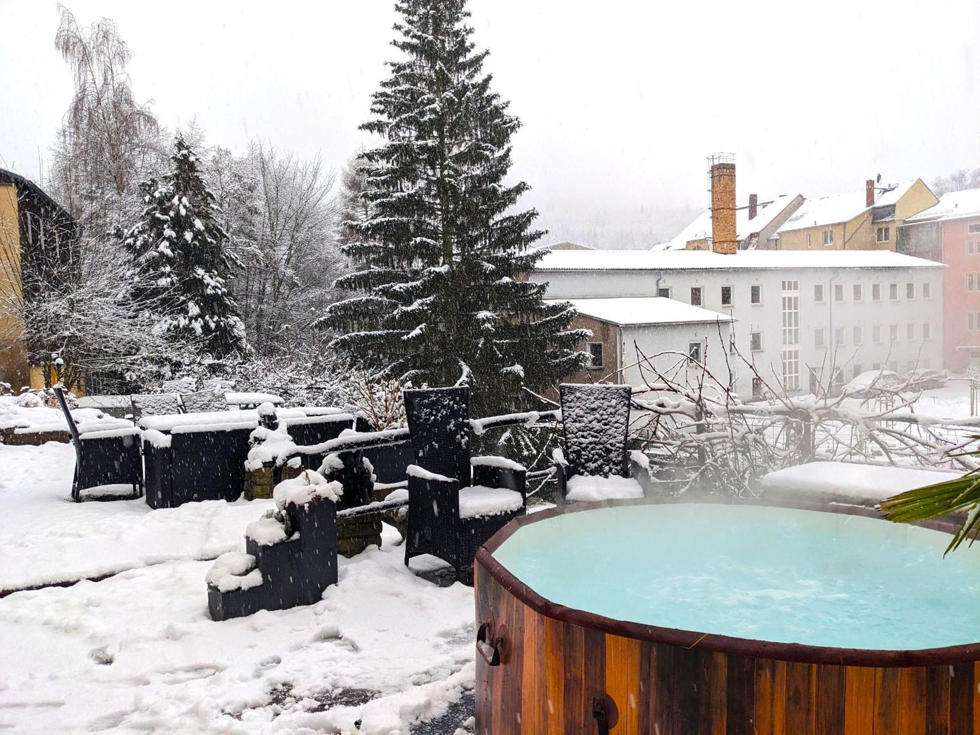 Uo2 - Urlaubsmagie - Garten, Whirlpool, Sauna Leilighet Sebnitz Eksteriør bilde