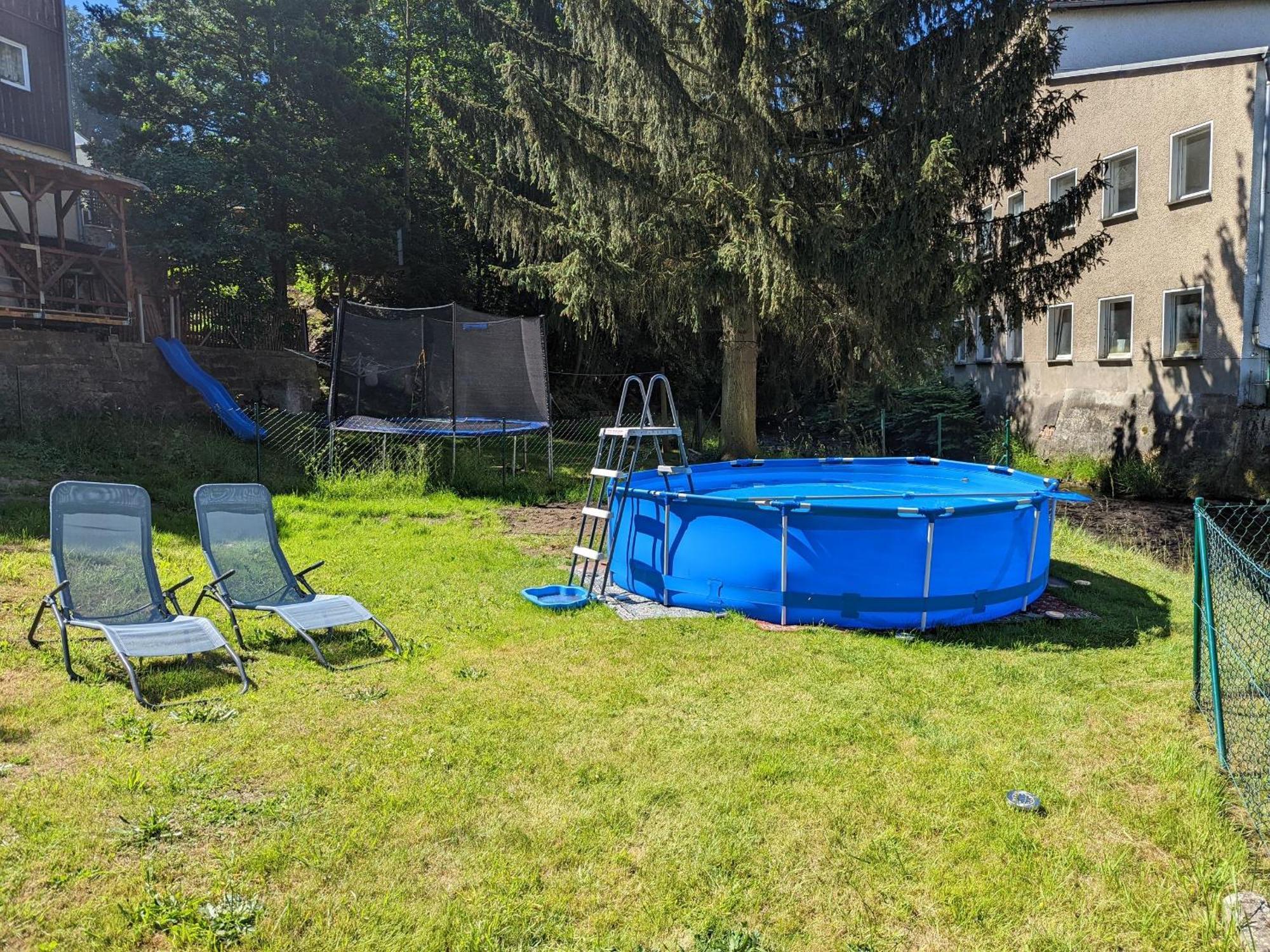 Uo2 - Urlaubsmagie - Garten, Whirlpool, Sauna Leilighet Sebnitz Eksteriør bilde